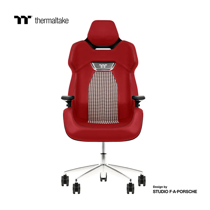 ARGENT E700 Real Leather Gaming Chair (Black Houndstooth Fabric) Design by Studio F. A. Porsche - Image 3