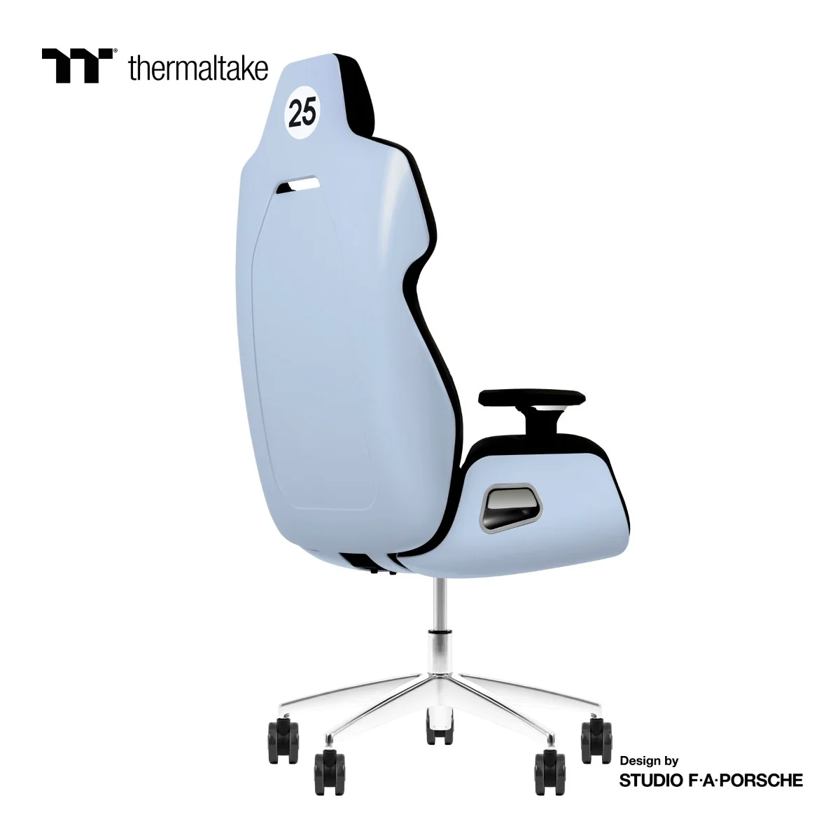 ARGENT E700 Real Leather Gaming Chair (Hydrangea Blue) Design by Studio F. A. Porsche - Image 5