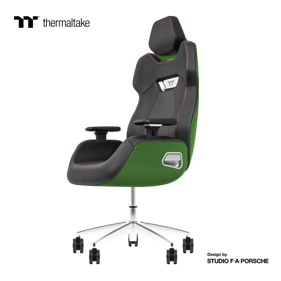 ARGENT E700 Real Leather Gaming Chair (Racing Green) Design by Studio F. A. Porsche - Image 2