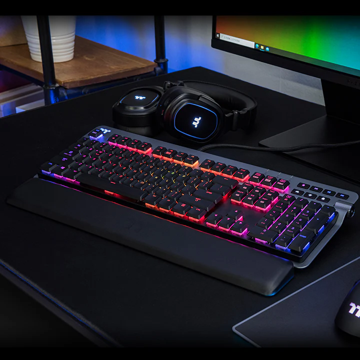 ARGENT K6 RGB Low Profile Mechanical Gaming Keyboard Cherry MX Speed Silver - Image 5