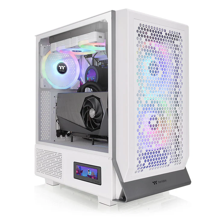 Ceres 300 TG ARGB Snow Mid Tower Chassis - Image 2