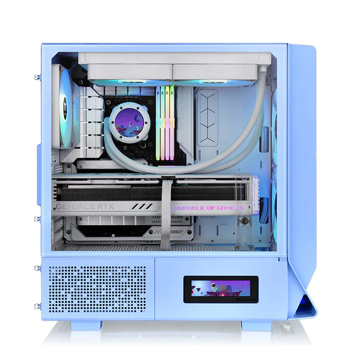 Ceres 330 TG ARGB Hydrangea Blue Mid Tower Chassis - Image 5