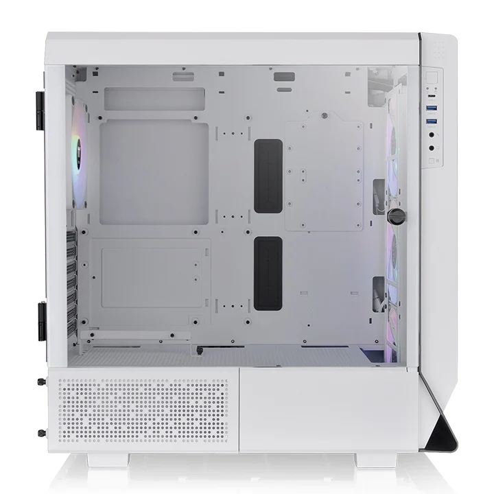 Ceres 500 TG ARGB Snow Mid Tower Chassis - Image 4