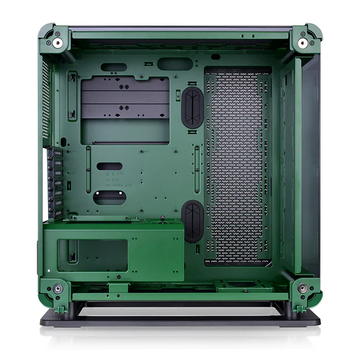 Core P6 Tempered Glass Racing Green Mid Tower Chassis - Image 6