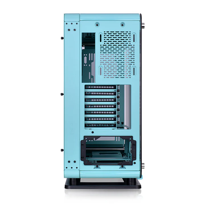 Core P6 Tempered Glass Turquoise Mid Tower Chassis - Image 5