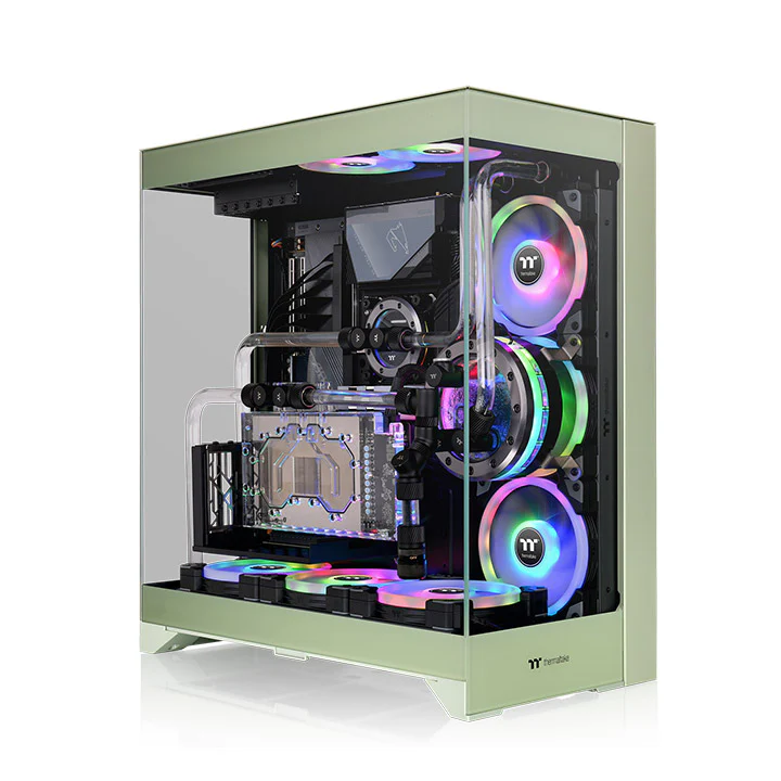 CTE E550 TG Matcha Green Mid Tower Chassis - Image 5
