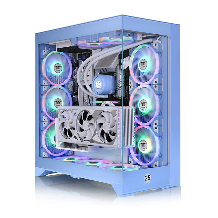 CTE E600 MX Hydrangea Blue Mid Tower Chassis - Image 5