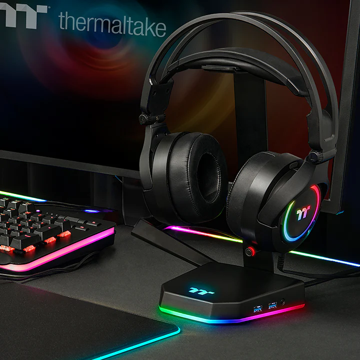 E1 RGB Gaming Headset Stand - Image 4