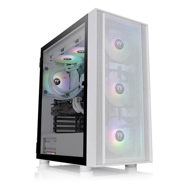 H570 TG ARGB Snow Mid Tower Chassis - Image 2