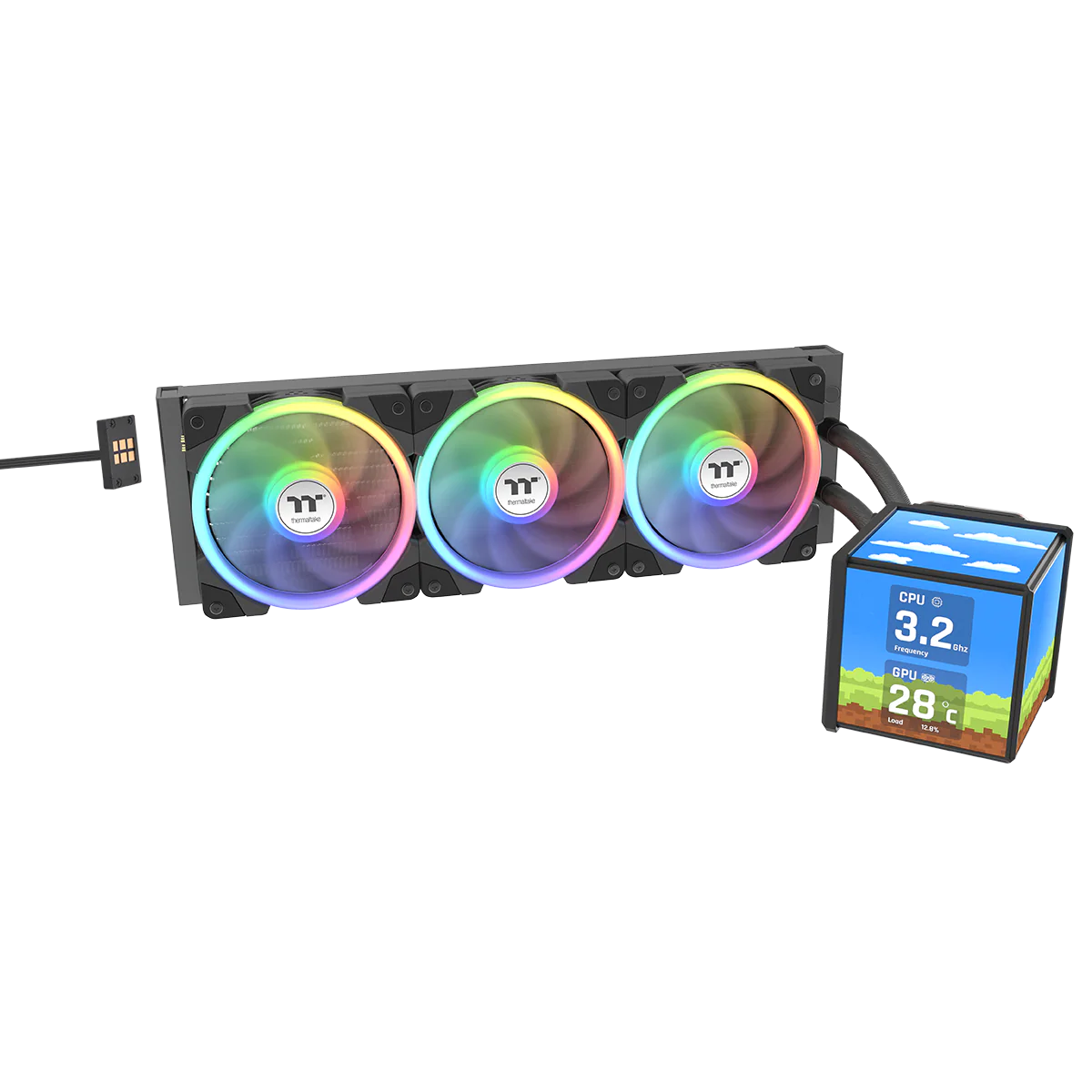 MINECUBE 360 Ultra ARGB Sync AIO Liquid Cooler - Image 2