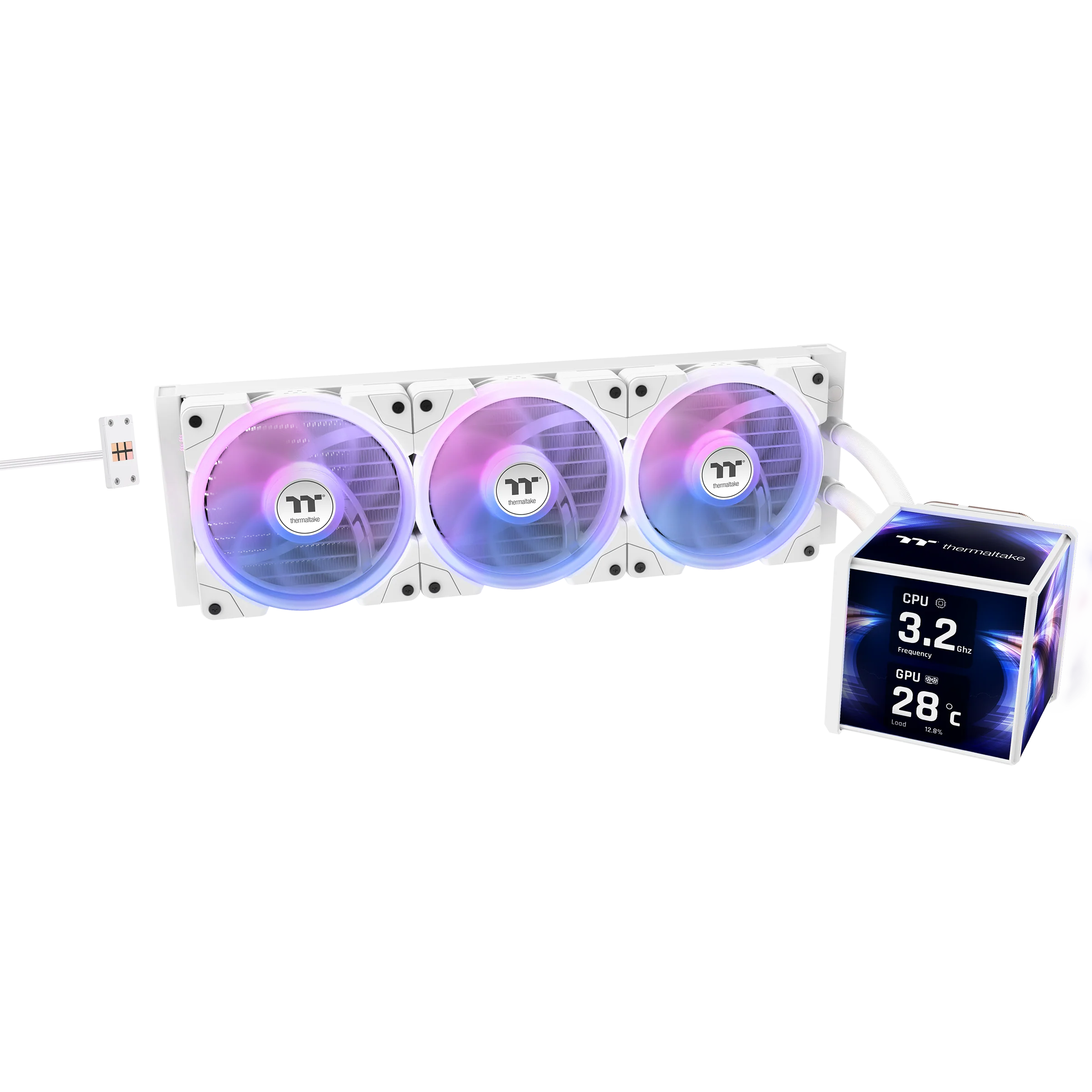 MINECUBE 360 Ultra ARGB Sync AIO Liquid Cooler - Snow Edition