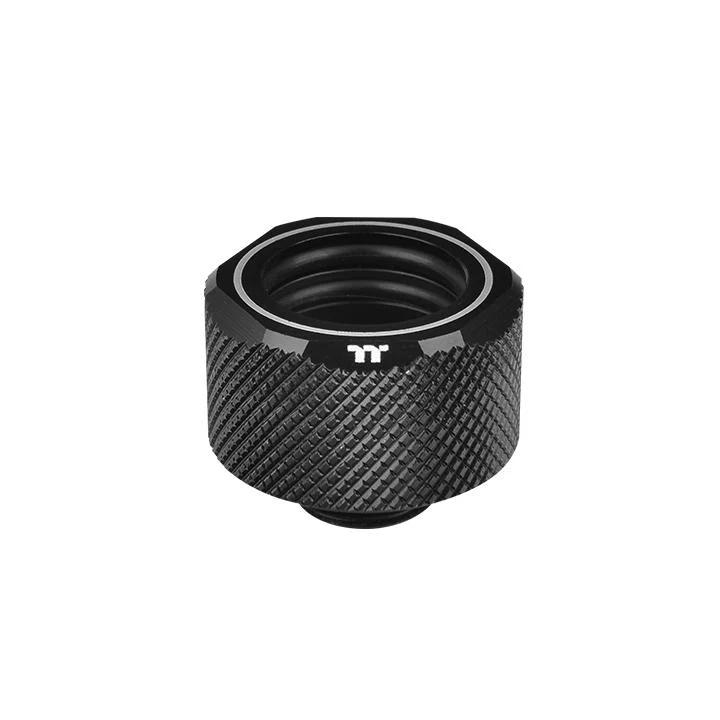 Pacific C-PRO G1/4 PETG Tube 16mm OD Compression – Black (6-Pack Fittings) - Image 4