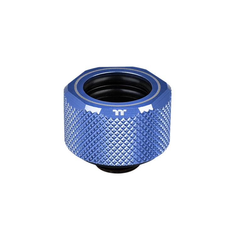 Pacific C-PRO G1/4 PETG Tube 16mm OD Compression – Blue (6-Pack Fittings) - Image 4
