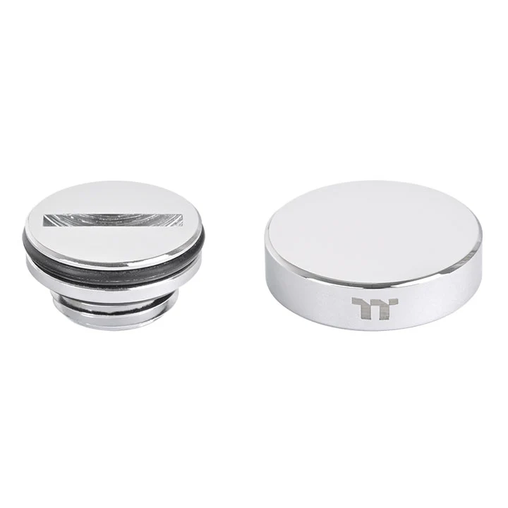 Pacific F-Pro G1/4 Stop Plug w/ O-Ring - Chrome - Image 3