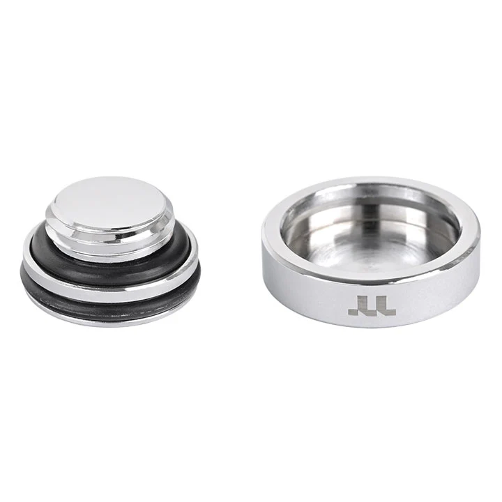 Pacific F-Pro G1/4 Stop Plug w/ O-Ring - Chrome - Image 4