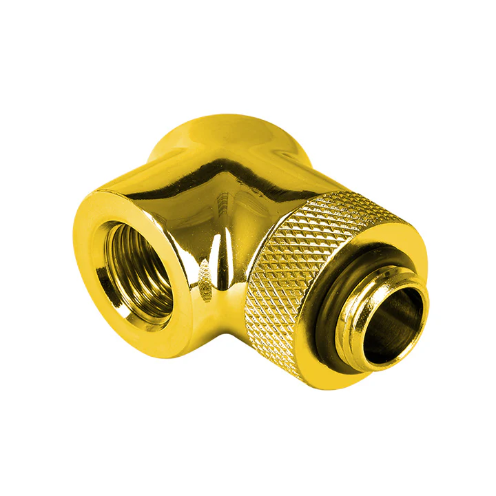 Pacific G1/4 90 Degree Adapter – Gold - Image 3