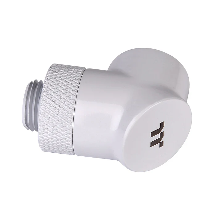 Pacific G1/4 90 Degree Adapter – White (2-Pack Fittings) - Image 2
