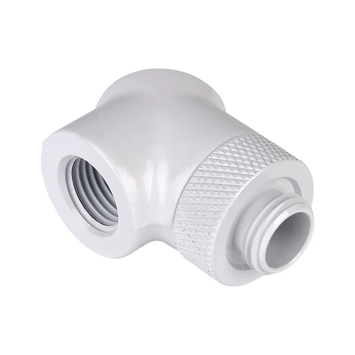 Pacific G1/4 90 Degree Adapter – White (2-Pack Fittings) - Image 3