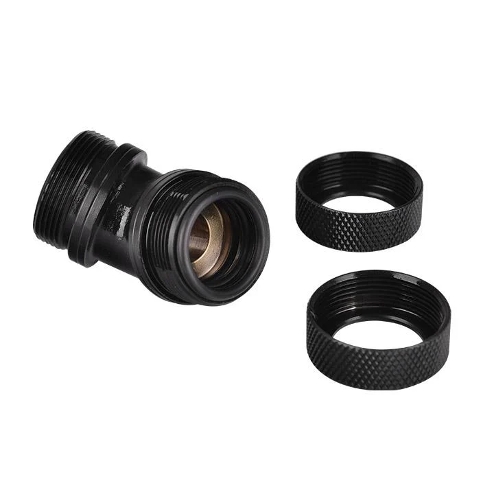 Pacific PETG Tube 45-Degree Dual Compression 16mm OD - Black - Image 2