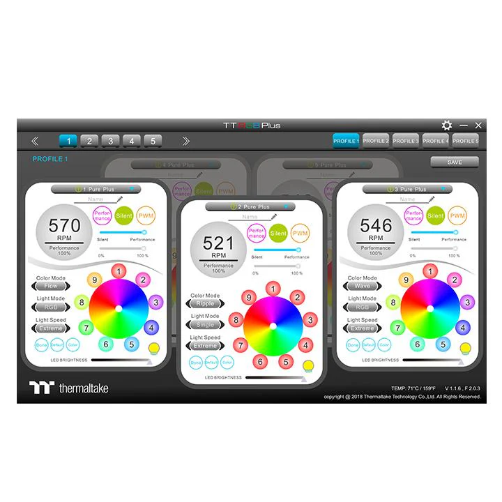 Pure Plus 14 RGB Radiator Fan TT Premium Edition (3-Fan Pack) - Image 9
