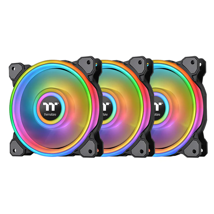 Riing Quad 12 RGB Radiator Fan TT Premium Edition 3 Fan Pack (Controller included)