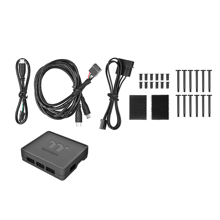 Riing Quad 12 RGB Radiator Fan TT Premium Edition 3 Fan Pack (Controller included) - Image 3