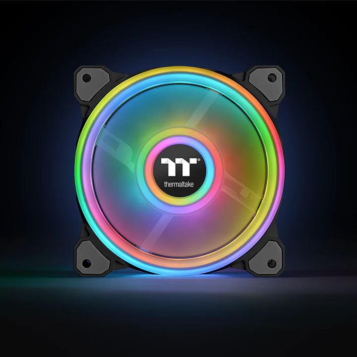 Riing Quad 12 RGB Radiator Fan TT Premium Edition Single Fan Pack - White - Image 4
