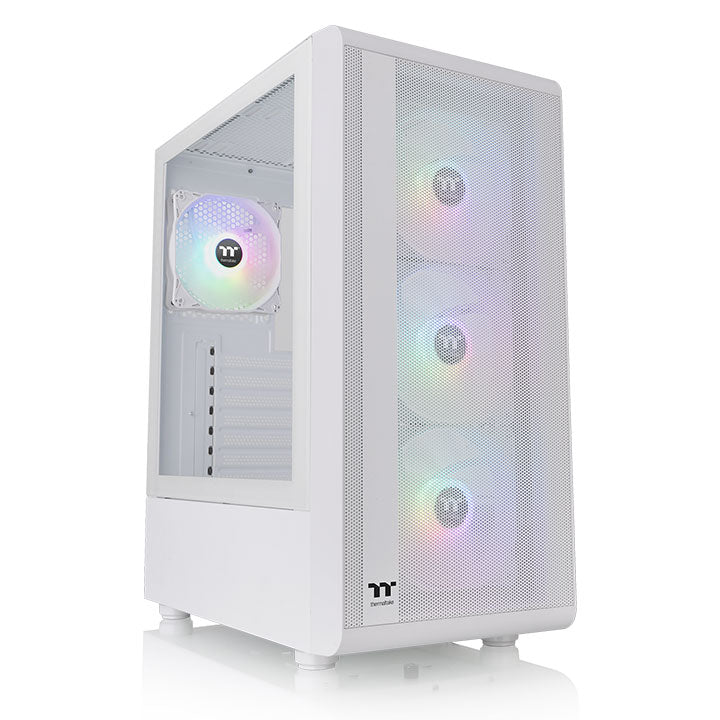 S200 Plus TG ARGB Snow Mid Tower Chassis