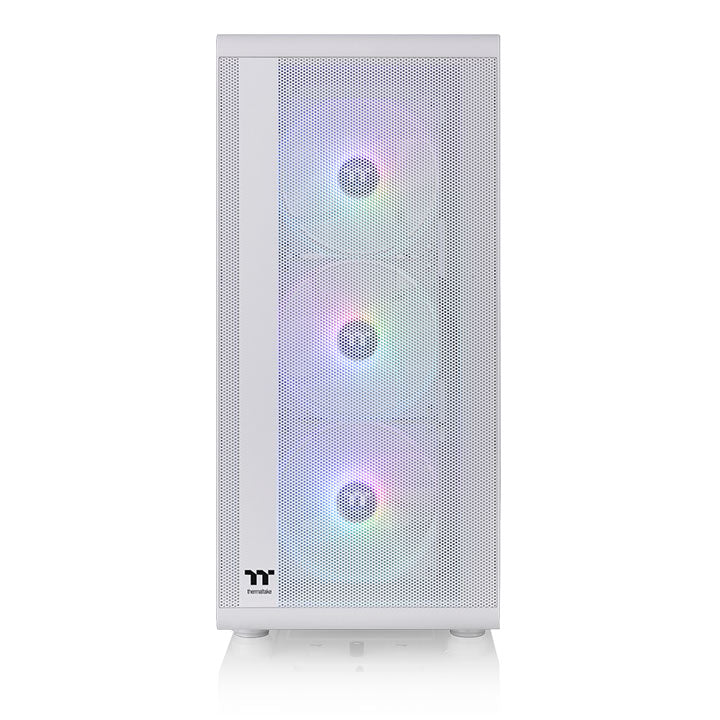 S200 Plus TG ARGB Snow Mid Tower Chassis - Image 2