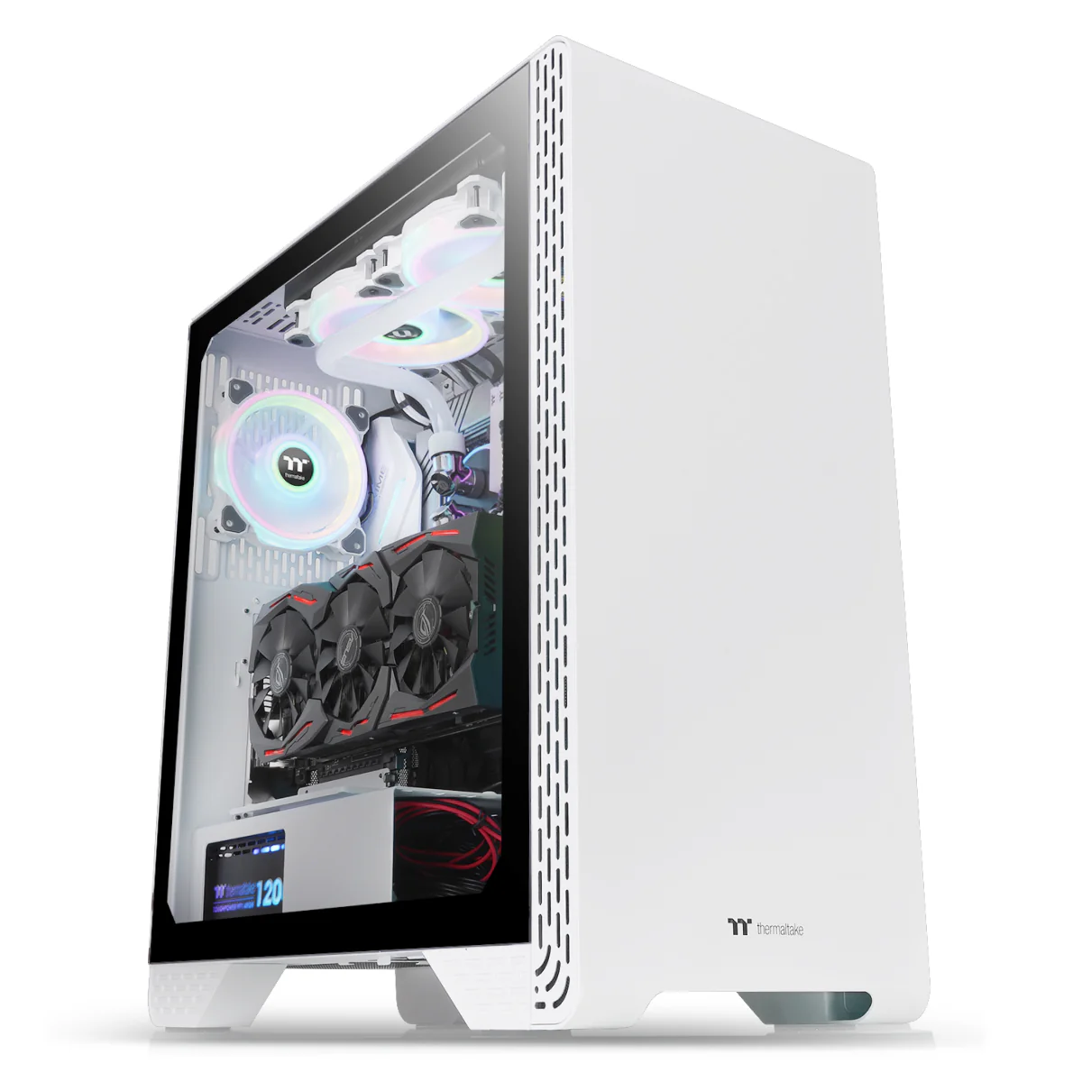 S300 Tempered Glass Snow Edition Mid-Tower Chassis - Image 2