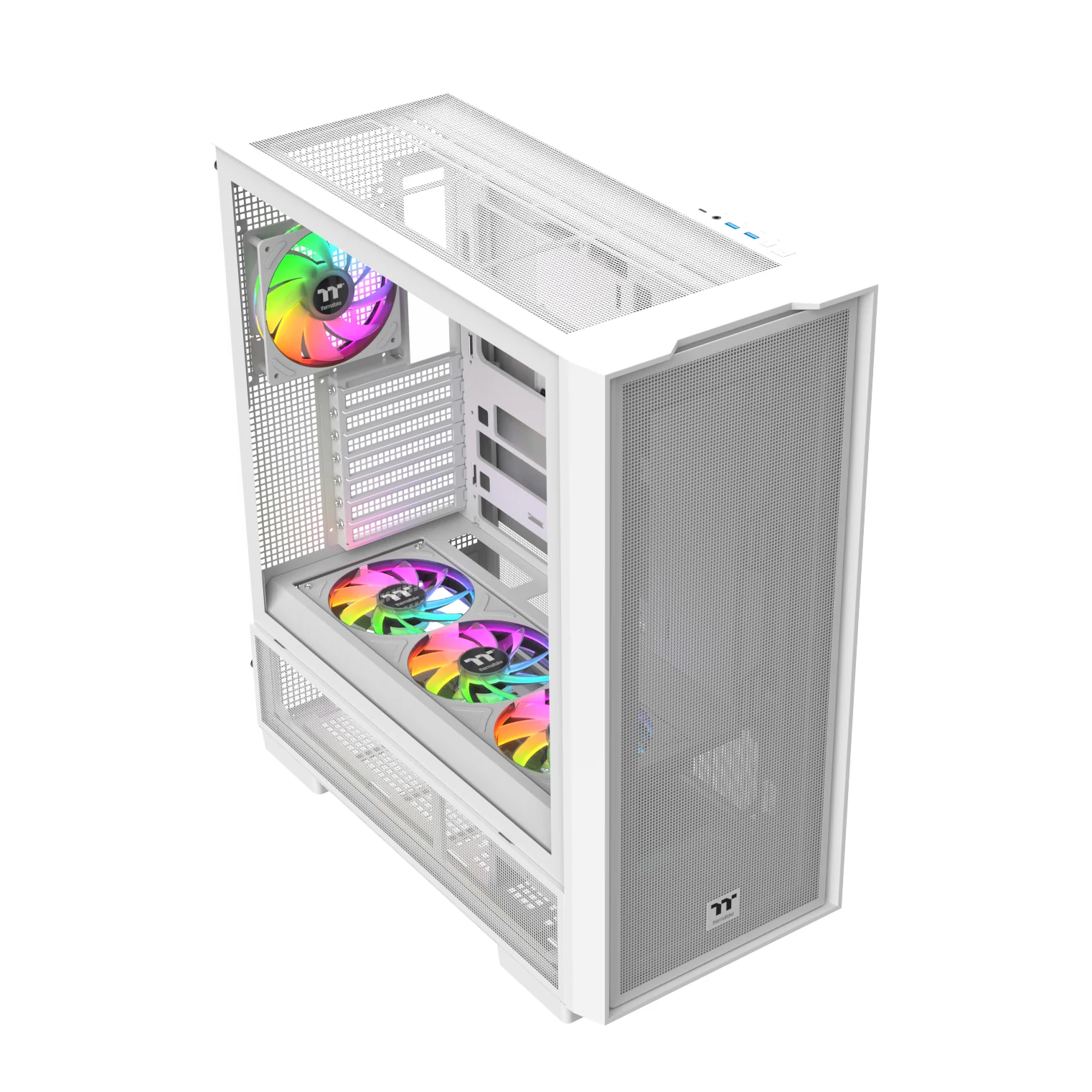 S380 TG ARGB Snow Mid Tower Chassis