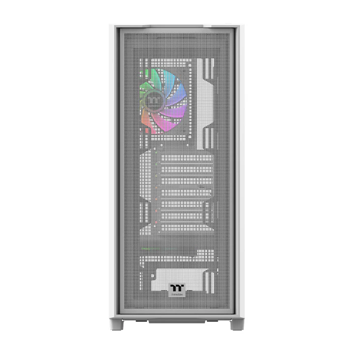 S380 TG ARGB Snow Mid Tower Chassis - Image 3