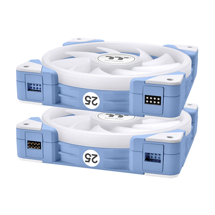 SWAFAN EX12 ARGB Sync PC Cooling Fan Hydrangea Blue TT Premium Edition (3-Fan Pack) - Image 4