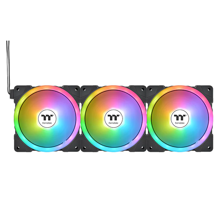 SWAFAN EX12 ARGB Sync PC Cooling Fan TT Premium Edition (3-Fan Pack) - Image 3