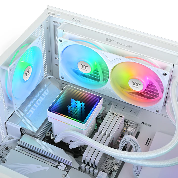 TH240 V3 ARGB Sync AIO Liquid Cooler - Snow Edition - Image 4