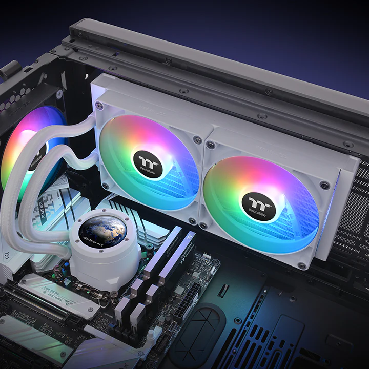 TH280 V2 Ultra ARGB Sync All-In-One Liquid Cooler - Snow Edition - Image 6