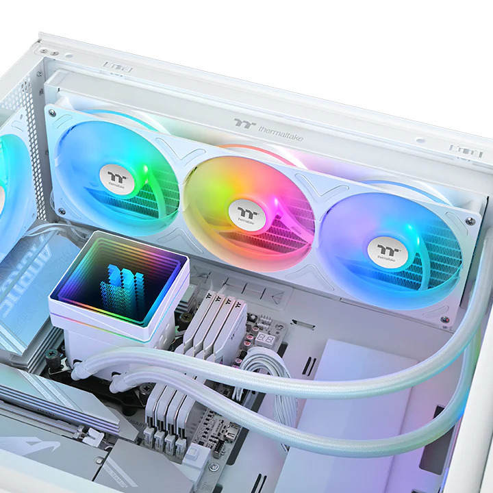 TH360 V3 ARGB Sync AIO Liquid Cooler - Snow Edition - Image 5