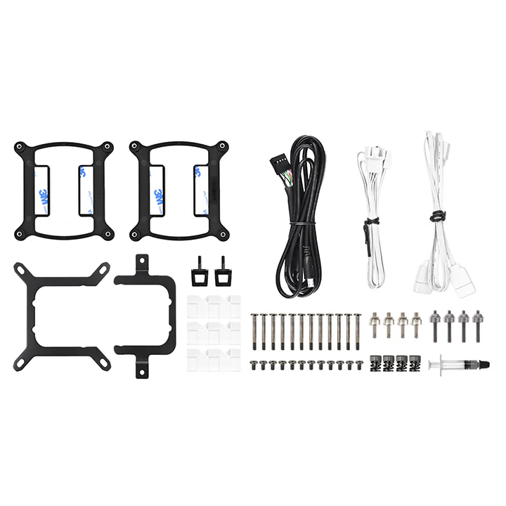 TH420 V2 Ultra ARGB Sync All-In-One Liquid Cooler - Snow Edition - Image 5