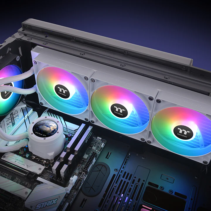 TH420 V2 Ultra ARGB Sync All-In-One Liquid Cooler - Snow Edition - Image 6
