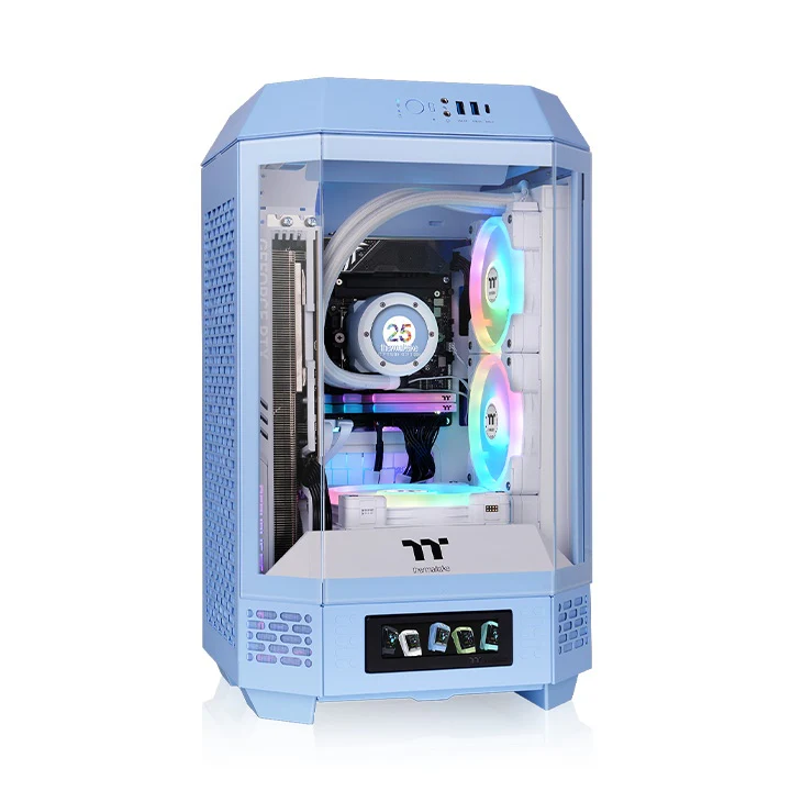 The Tower 250 Hydrangea Blue Mini Tower Chassis - Image 2