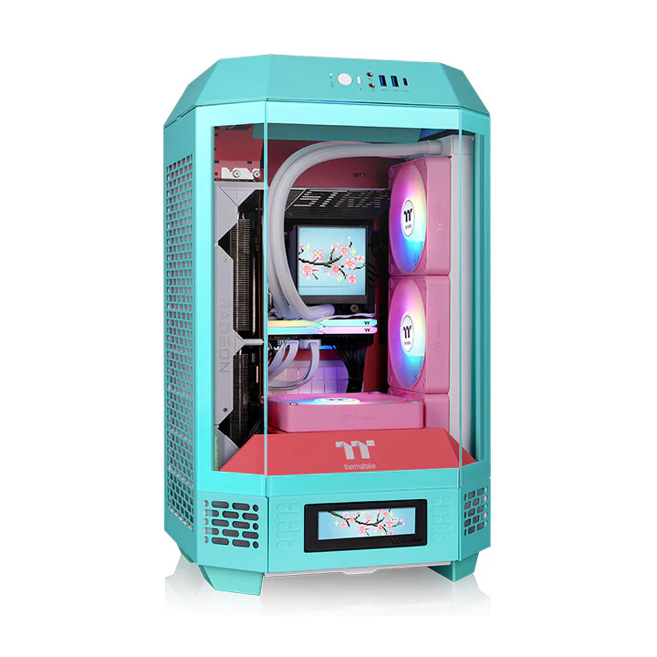 The Tower 250 Mint Strawberry Mini Tower Chassis - Image 2
