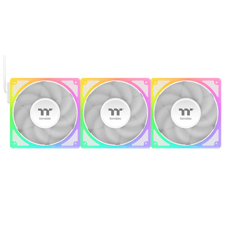 TOUGHFAN EX 140 ARGB Sync PC Cooling Fan - White (3-Fan Pack) - Image 2