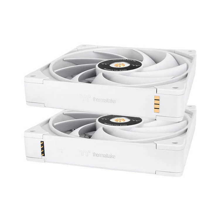 TOUGHFAN EX14 Pro High Static Pressure PC Cooling Fan White – Swappable Edition (3-Fan Pack) - Image 2
