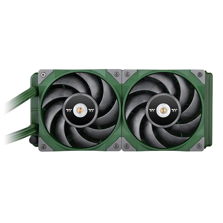 TOUGHLIQUID 240 ARGB Sync Racing Green All-In-One Liquid Cooler - Image 2