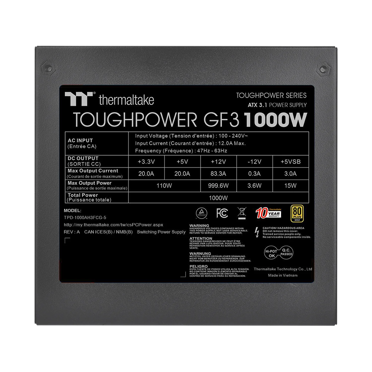 Toughpower GF3 1000W Gold (2026 Version) - Image 6