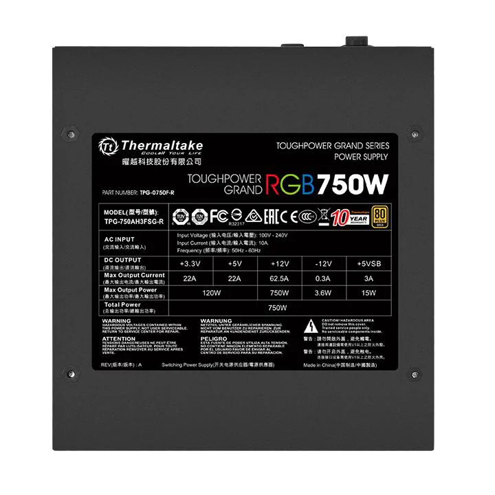 Toughpower Grand RGB 750W Gold Full Modular - Image 4