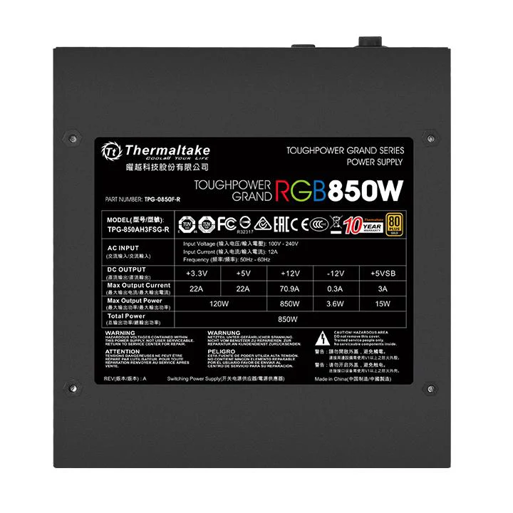Toughpower Grand RGB 850W Gold Full Modular - Image 4