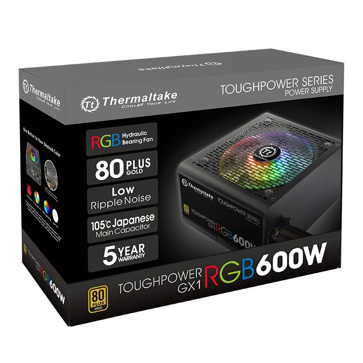 Toughpower GX1 RGB 600W Gold - Image 4