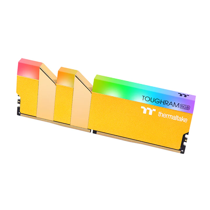 TOUGHRAM RGB Memory DDR4 3600MHz 16GB (8GB x2)-Metallic Gold - Image 2