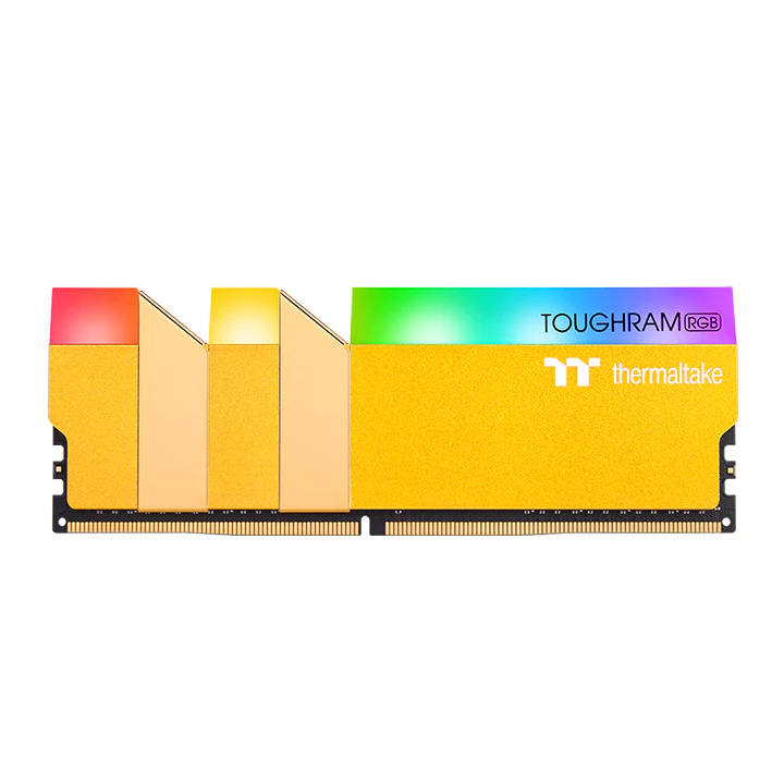 TOUGHRAM RGB Memory DDR4 3600MHz 16GB (8GB x2)-Metallic Gold - Image 3